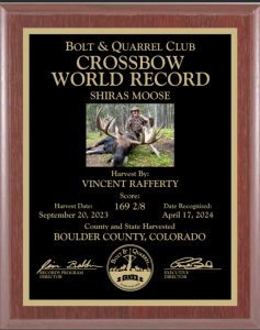 Bolt and Quarrel Club world record