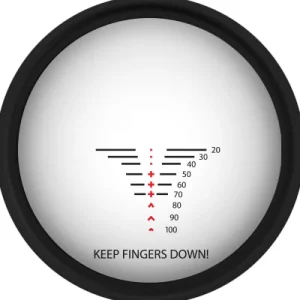 Typical Crossbow Scope reticle 