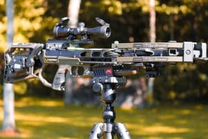 Profile view of the Tenpoint Titan X crossbow