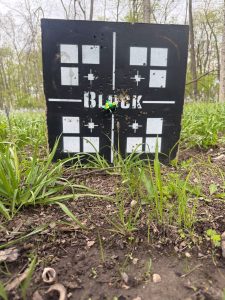 titan x target practice - Crossbow Magazine author displays tenpoint titan x accuracy on the range on a Block Target